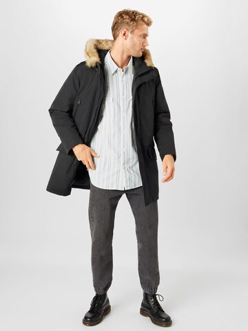 Regular fit Parka invernale 'Woodside Long Utlty Prka' di LEVI'S ® in nero