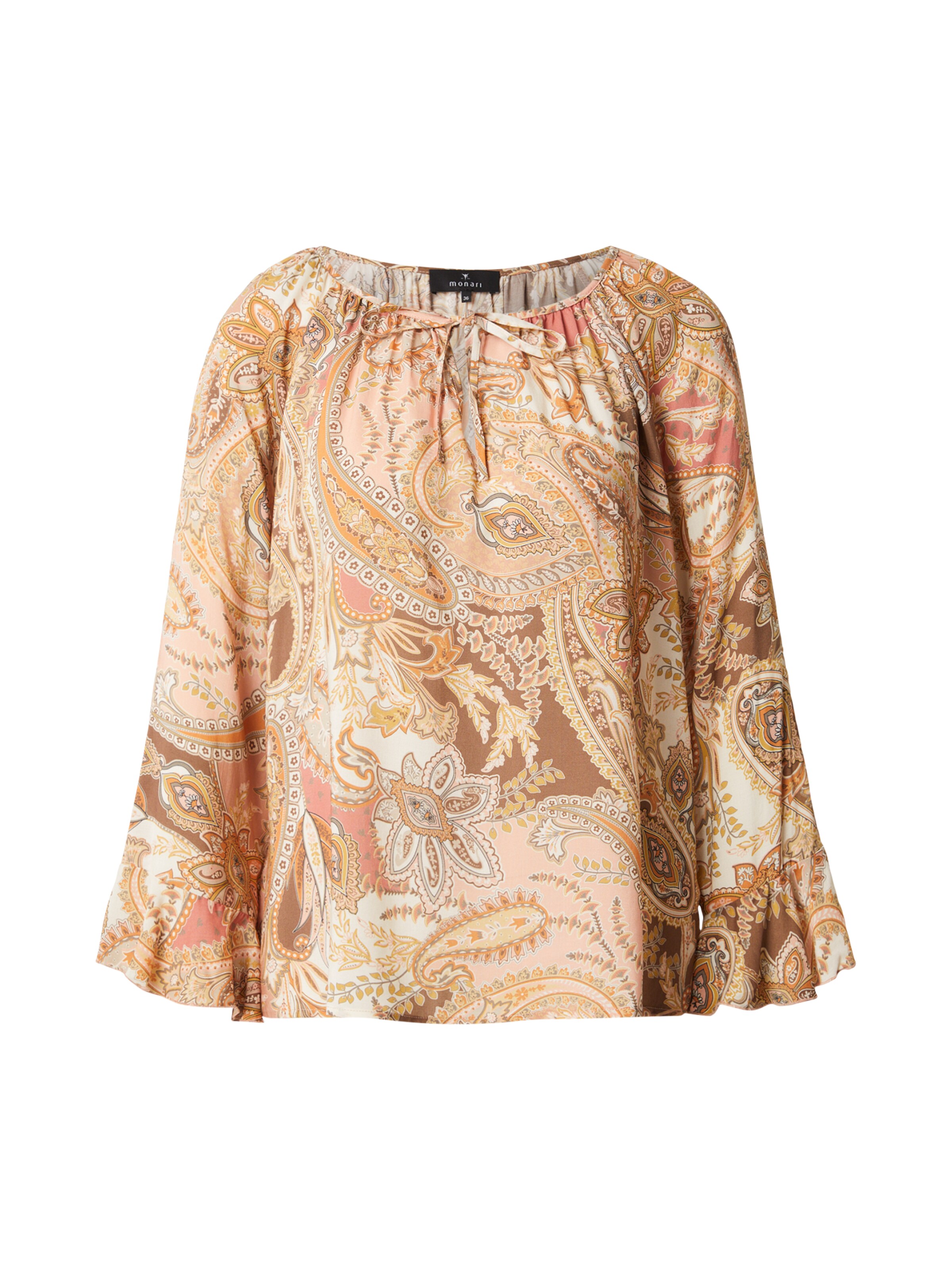 monari - Blusa en marrón: frente