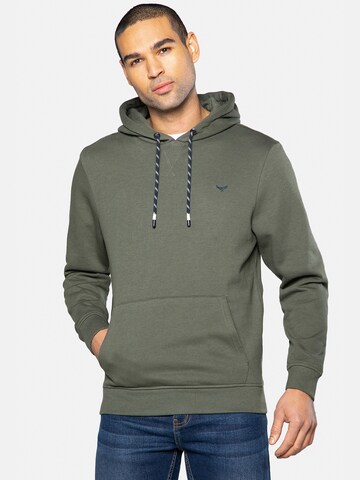 Threadbare Sweatshirt 'Clementine' in Green: front