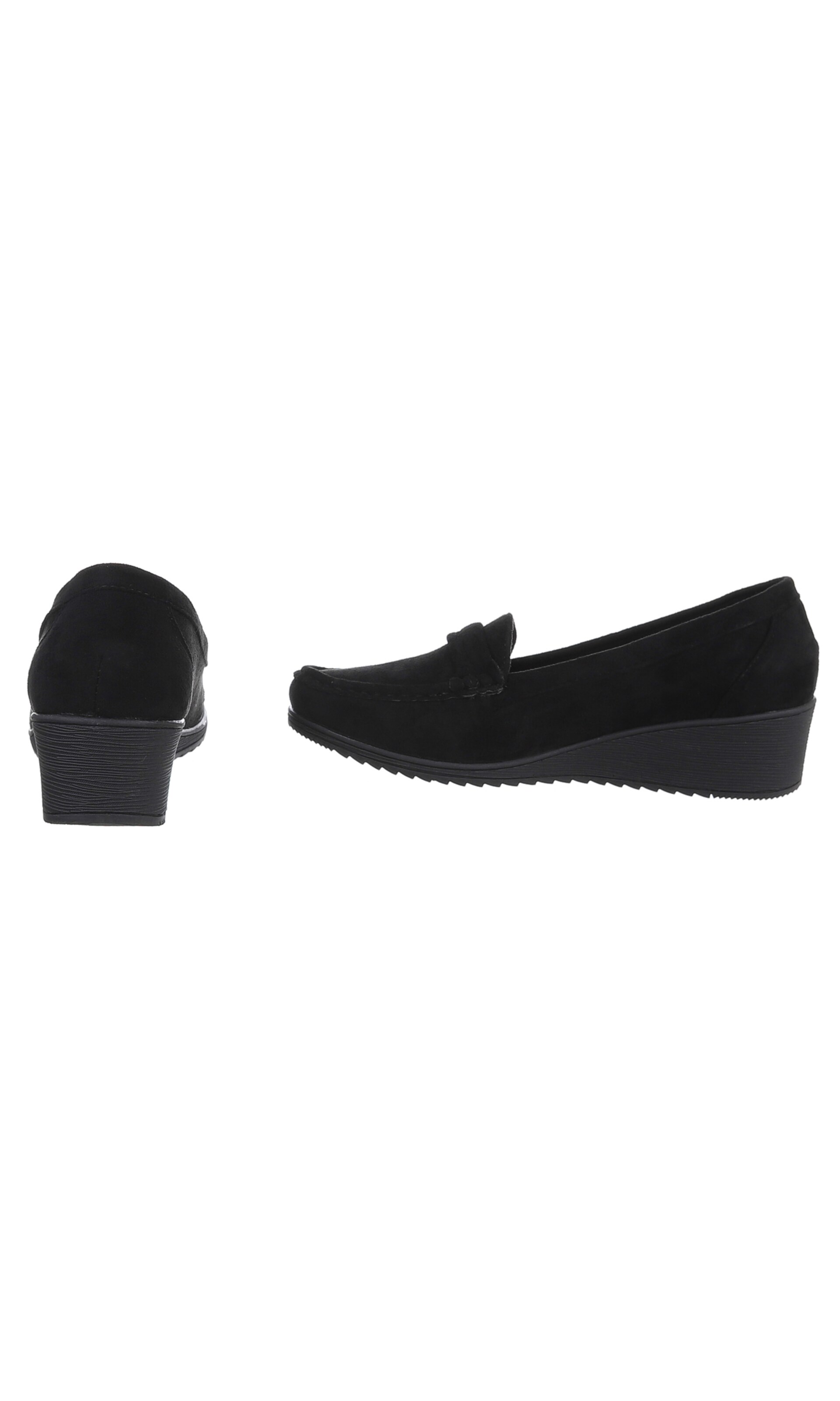 Ital-Design Classic Flats ' Slipper ' in Black