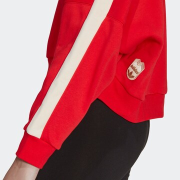 Sweat-shirt 'Ski Chic' ADIDAS ORIGINALS en rouge