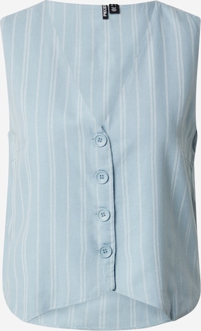 Gilet 'PCPIA' PIECES en bleu : devant