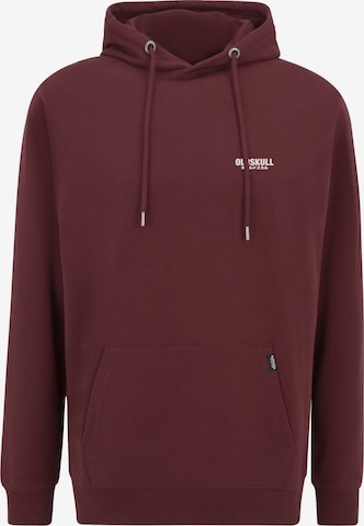 Oldskull Sweatshirt 'Basic Osk' in Red: front