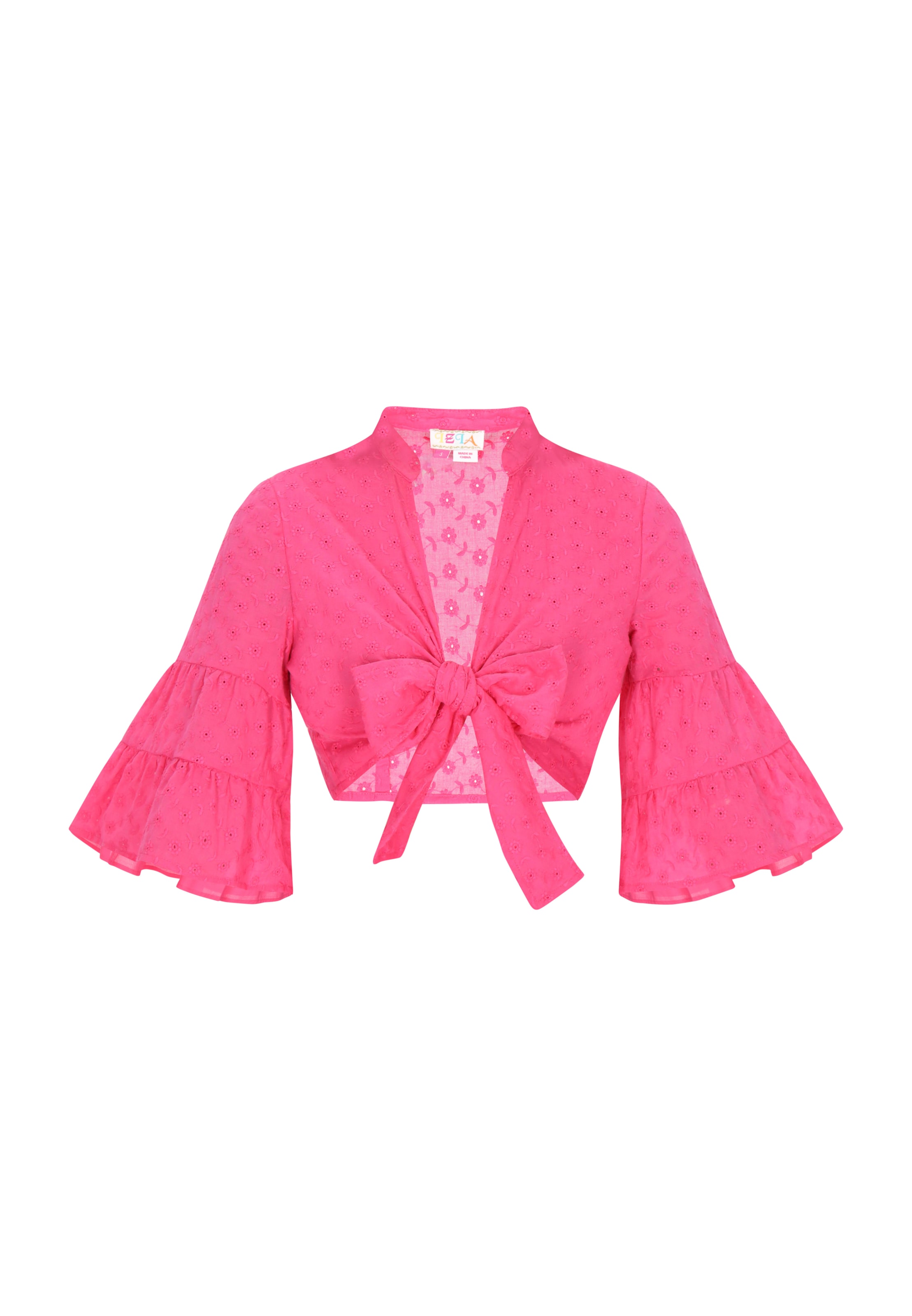 IZIA - Blusa 'Festival' en rosa: frente