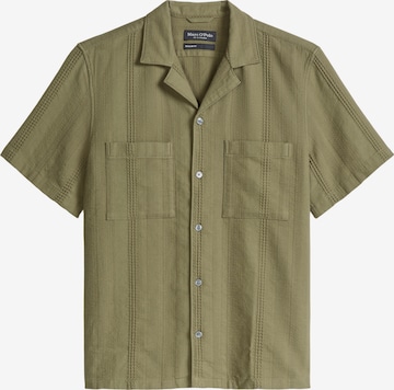 Marc O'Polo Regular Fit Hemd in Grün: Vorderseite
