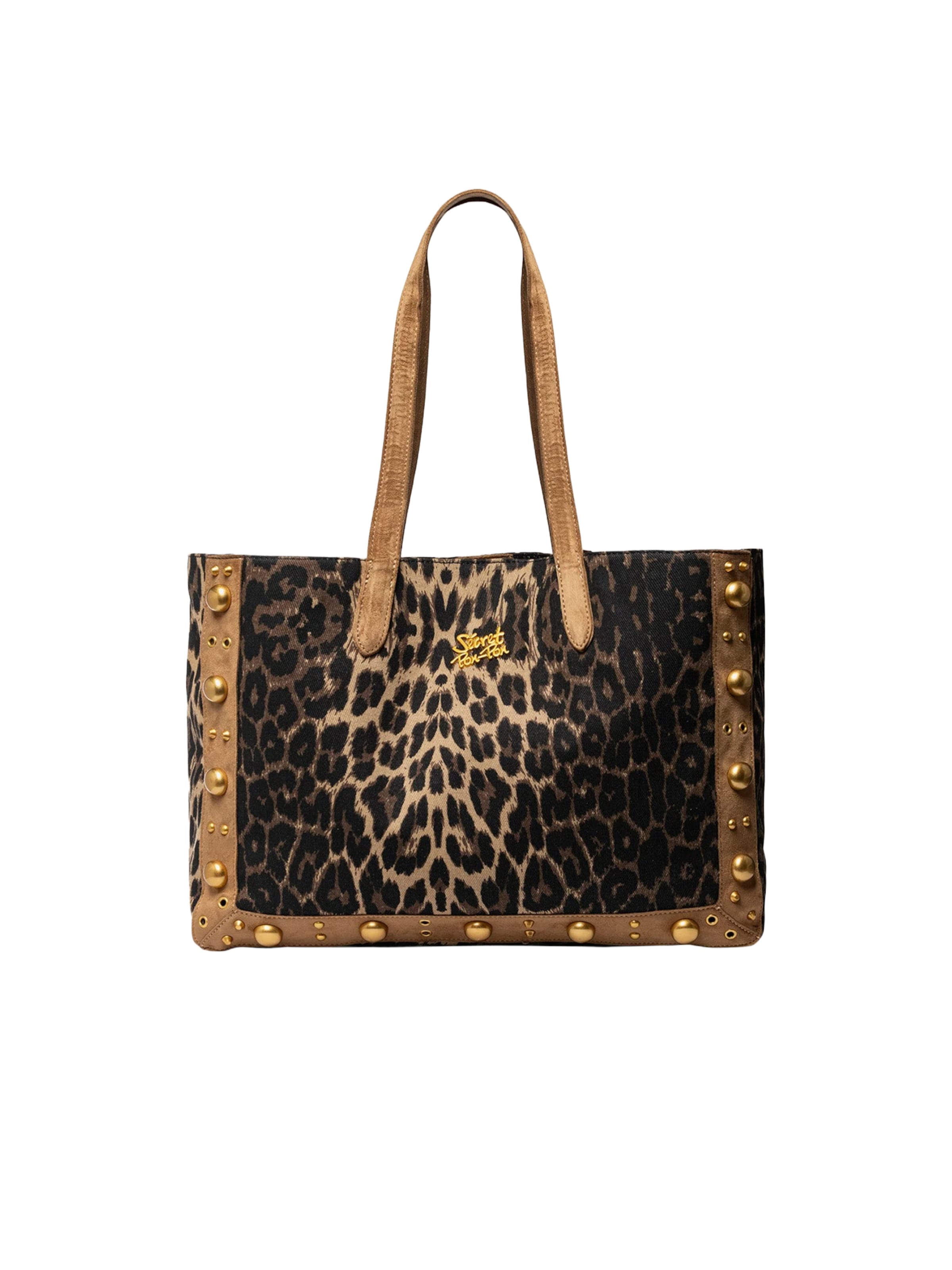 Shopper 'Tatiana' di Secret Pon Pon in marrone: frontale