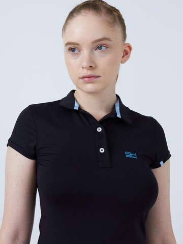 SPORTKIND Performance shirt 'Poloshirt' in Black