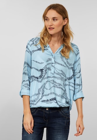 CECIL Blouse in Blue: front