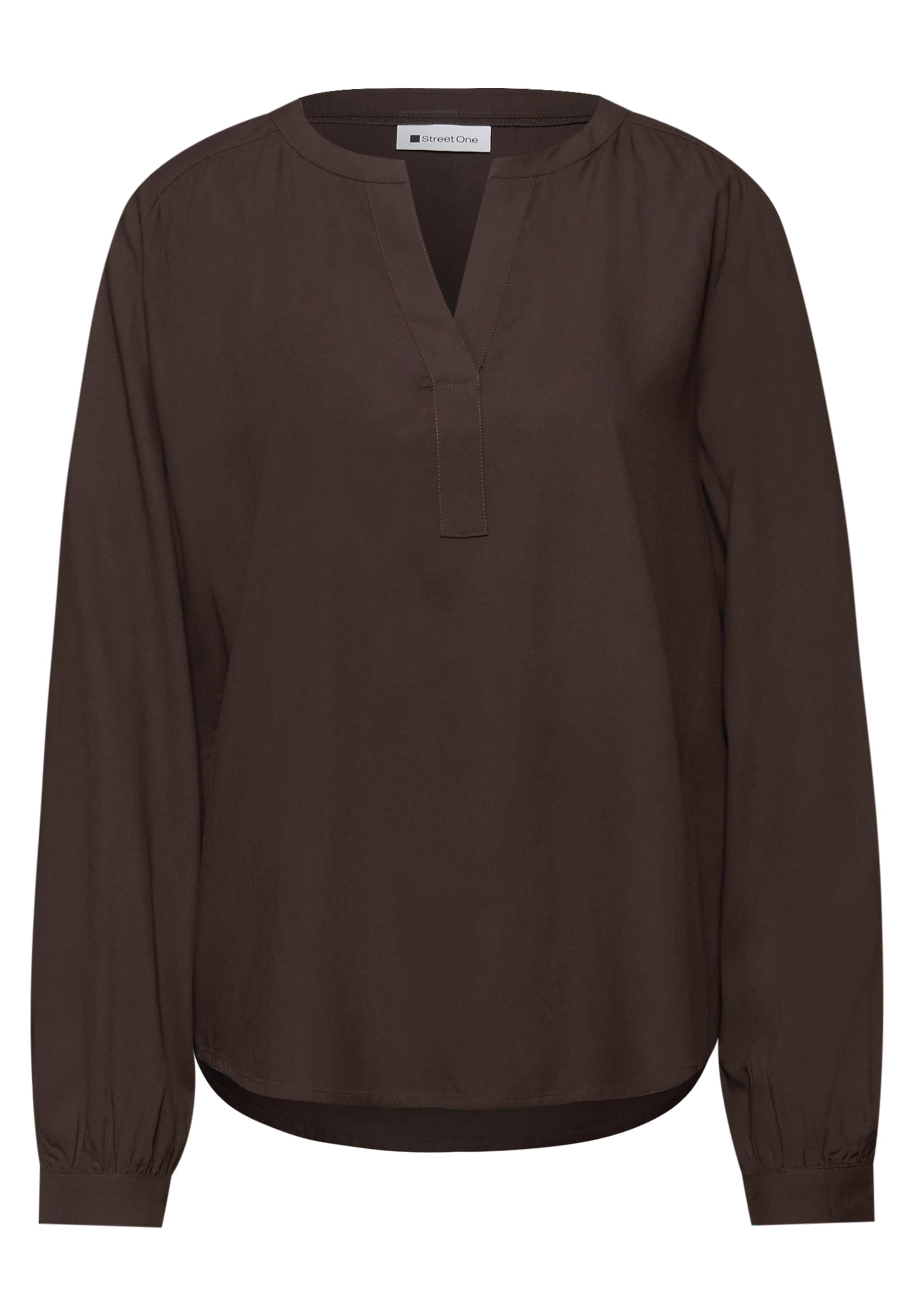 STREET ONE Blouse in Brown: front