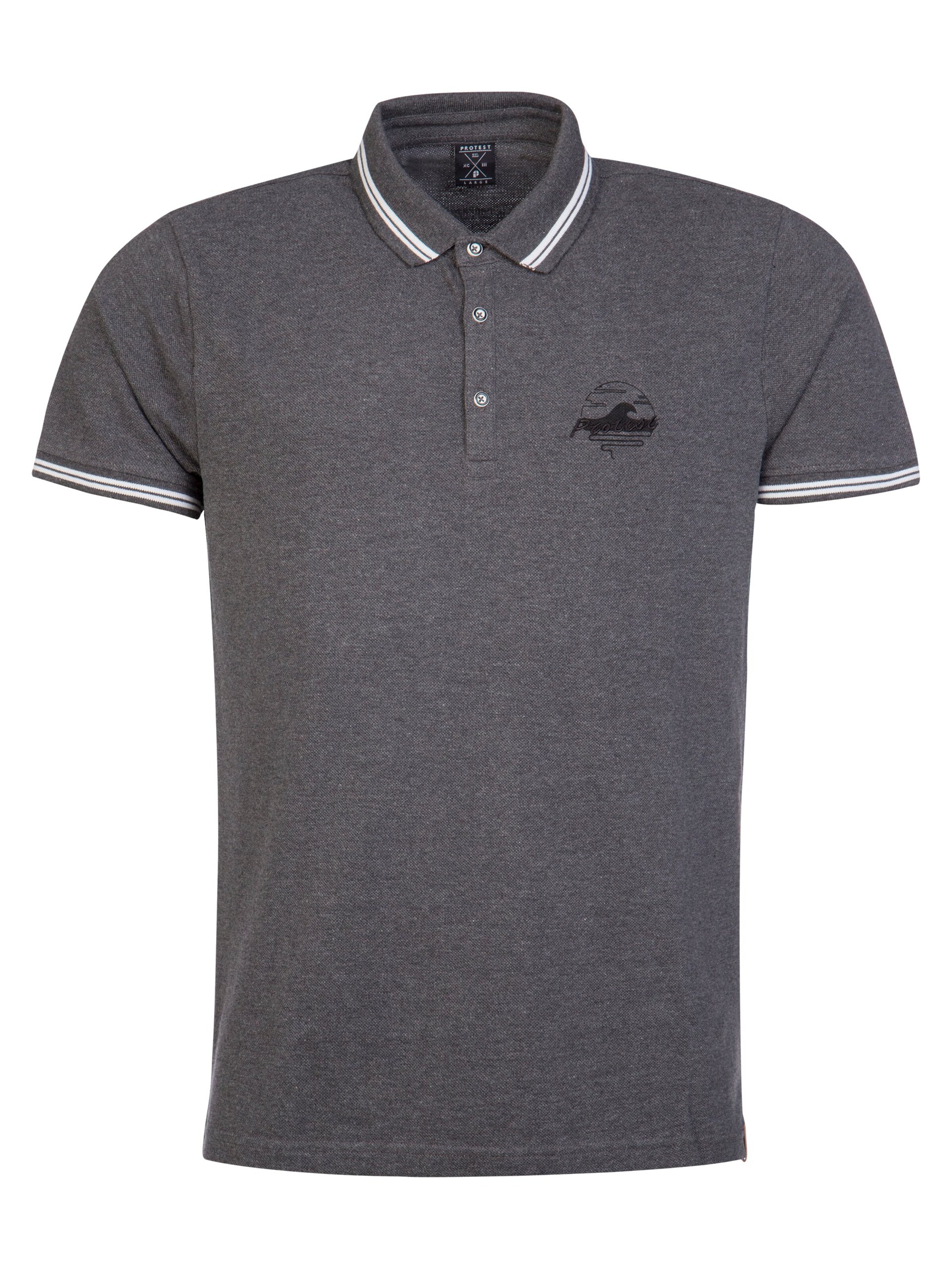 PROTEST Shirt 'TED' in Grey: front