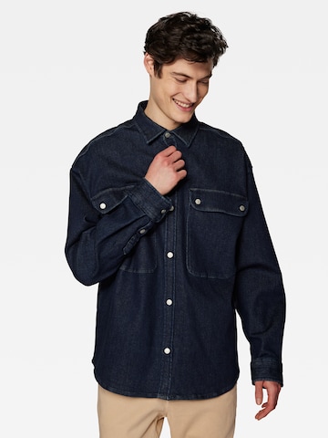 Mavi Comfort fit Button Up Shirt in Blue: front