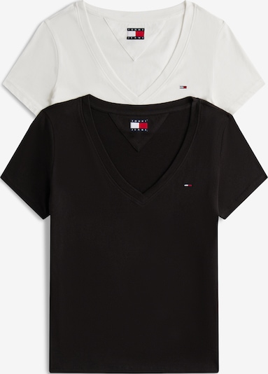 Tommy Jeans Μπλουζάκι σε XXS σε μαύρο / λευκό, Άποψη προϊόντος