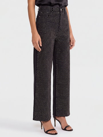 APART Wide leg Jeans in Black: front