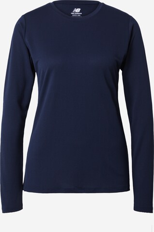 new balance Functioneel shirt in Blauw: voorkant