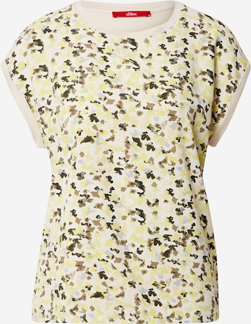 s.Oliver T-Shirt in Beige: predná strana