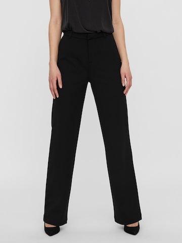 VERO MODA Regular Pants 'ZAMIRA' in Black: front