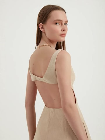 Hiccup - Vestido em bege