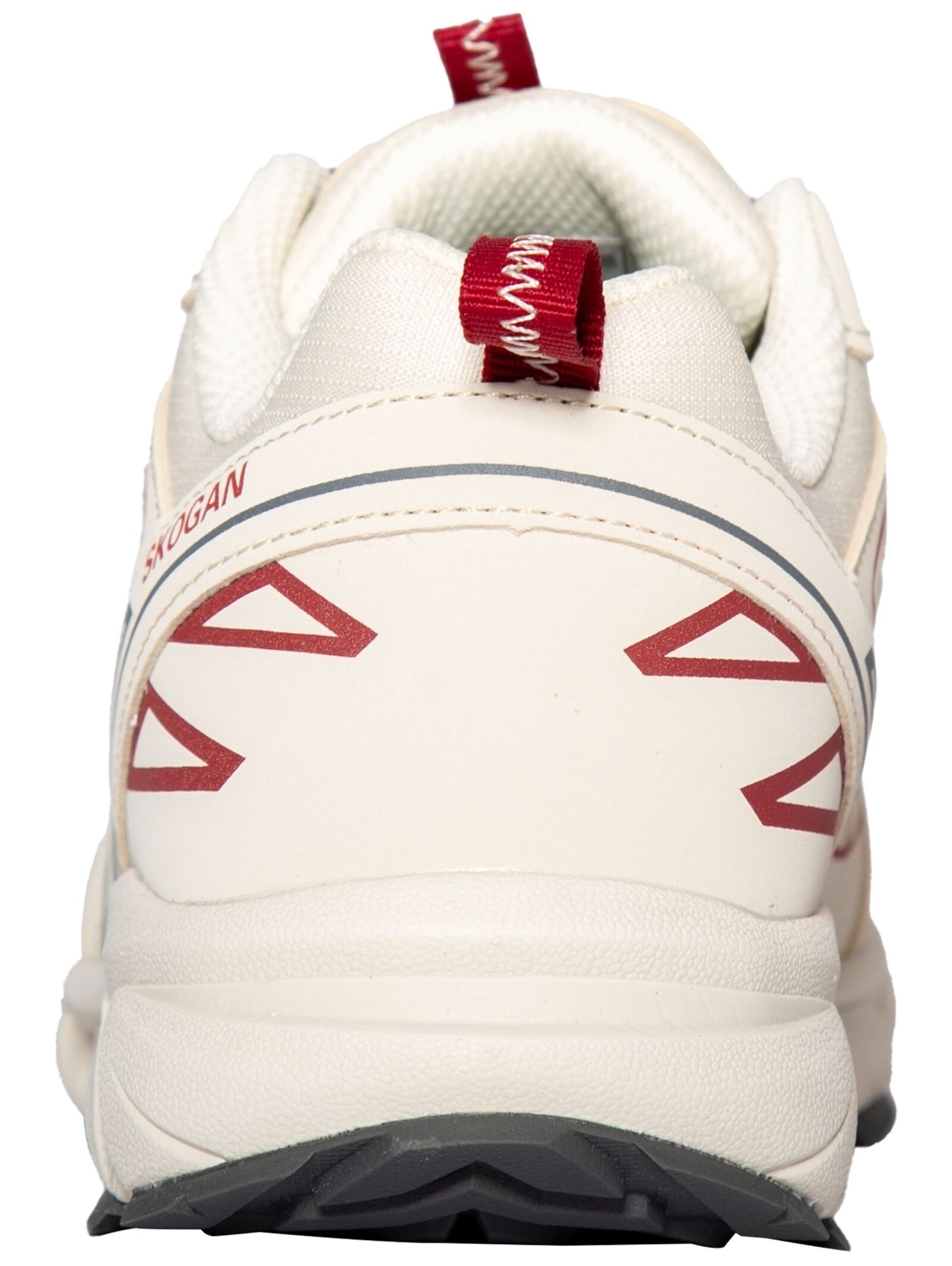 SKOGAN Platform trainers in White: back