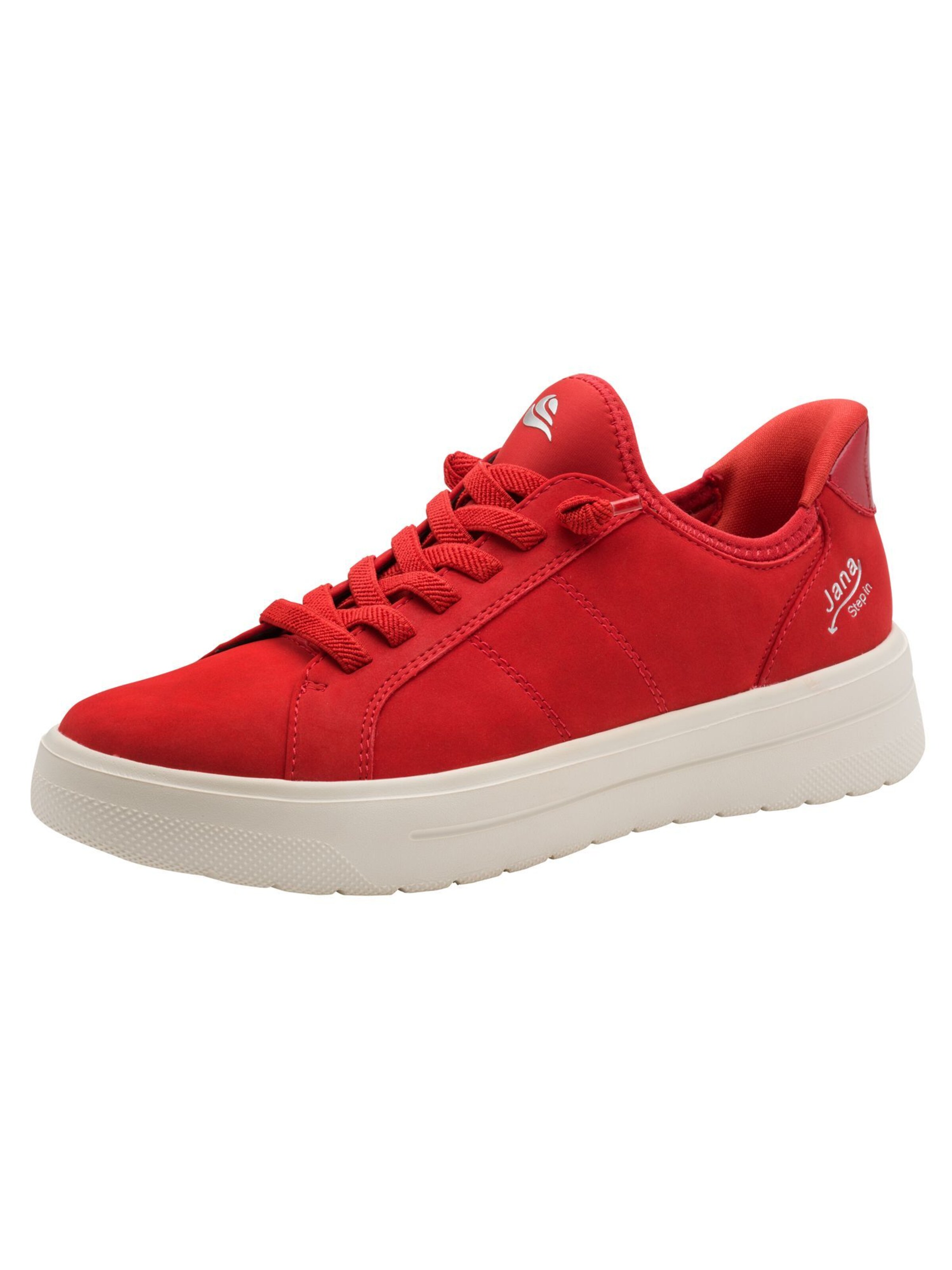 JANA Sneakers laag in Rood: voorkant