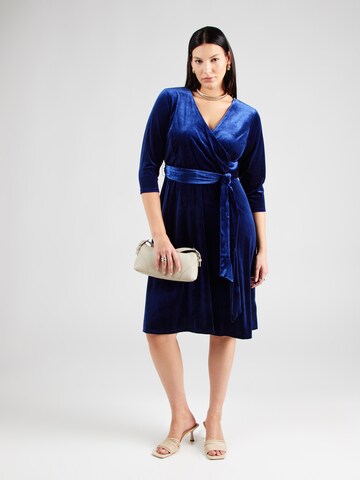 Lauren Ralph Lauren Plus Jurk 'CARLYNA' in Blauw