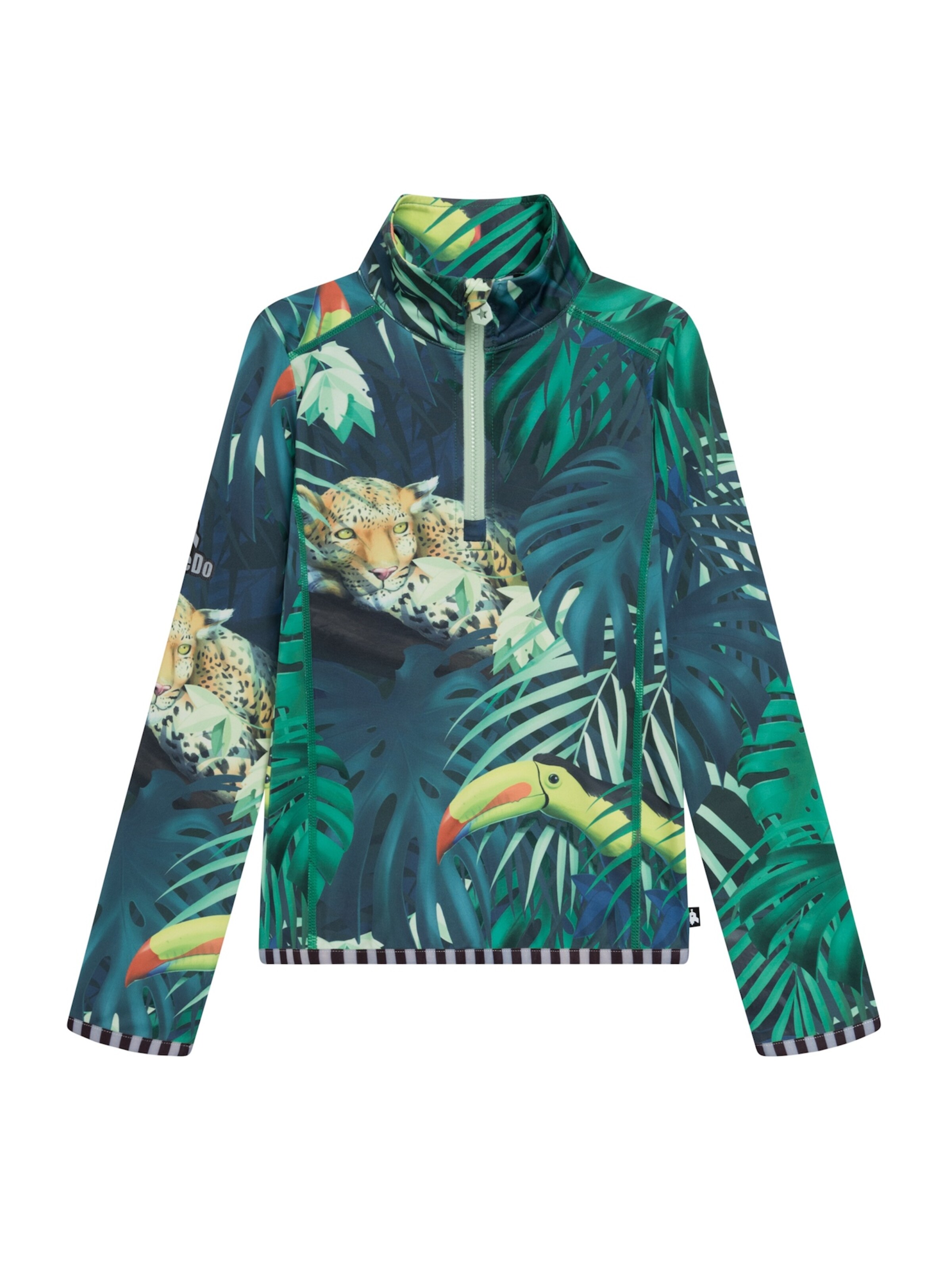 WeeDo Shirts 'Jungle' i blandingsfarvet: forside