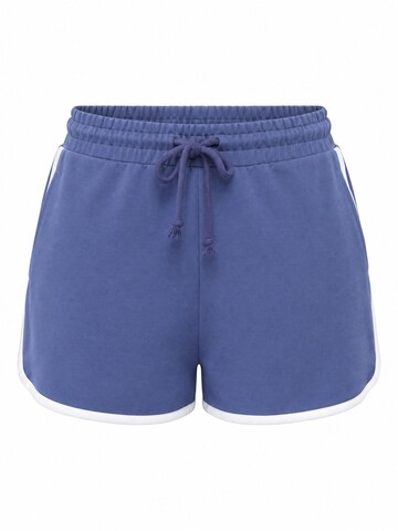 Pantalon 'Shorts' Ethiquet en bleu : devant