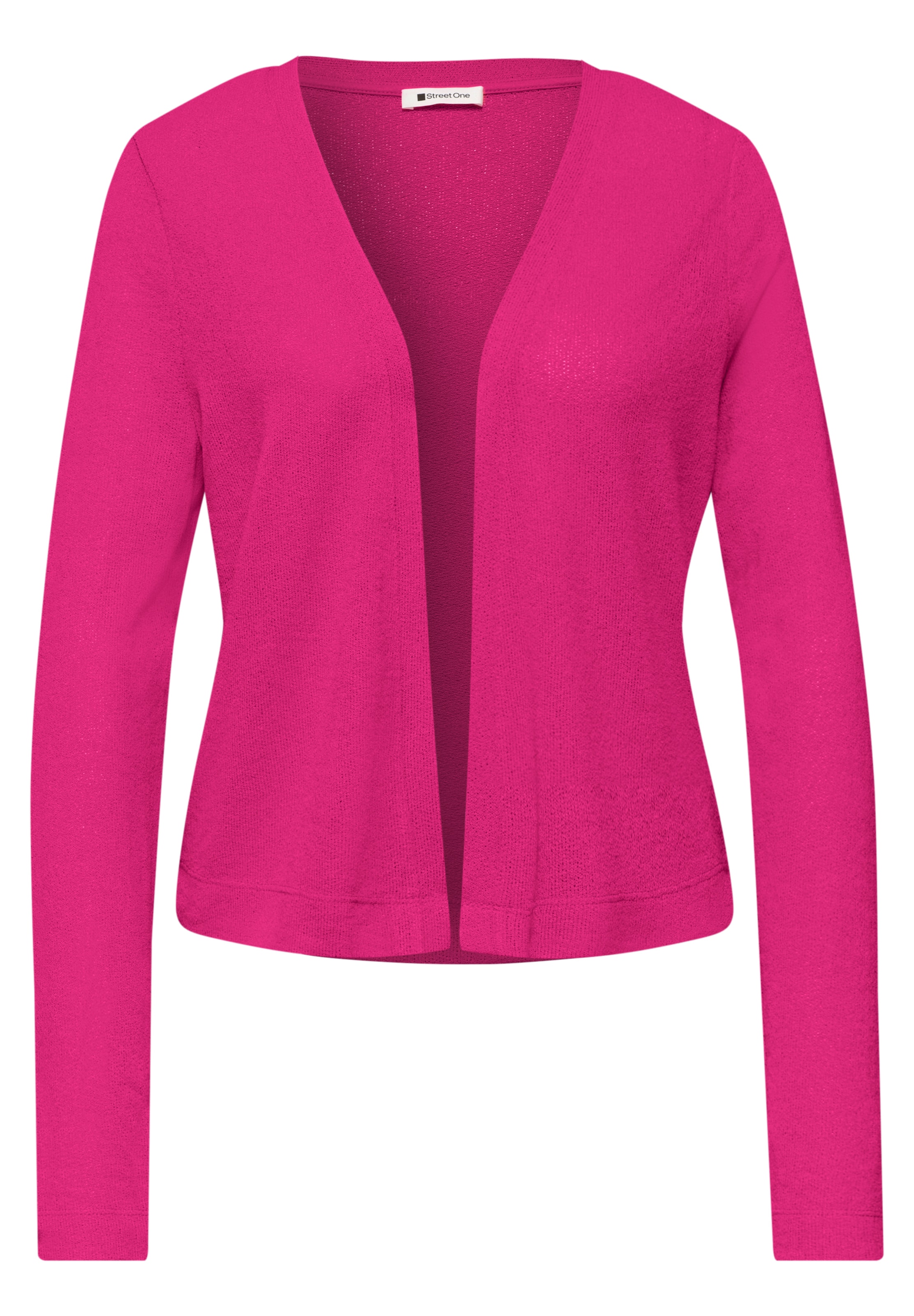 STREET ONE Strickjacke in Pink: Vorderseite