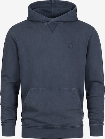 INDICODE JEANS Sweatshirt 'Elimah' in Blauw: voorkant