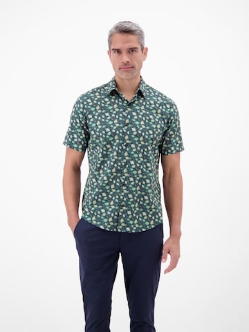 LERROS Regular fit Button Up Shirt in Green: front