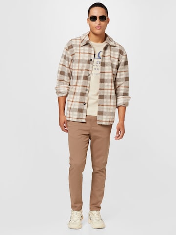 Only & Sons Regular Pants 'LINUS' in Brown