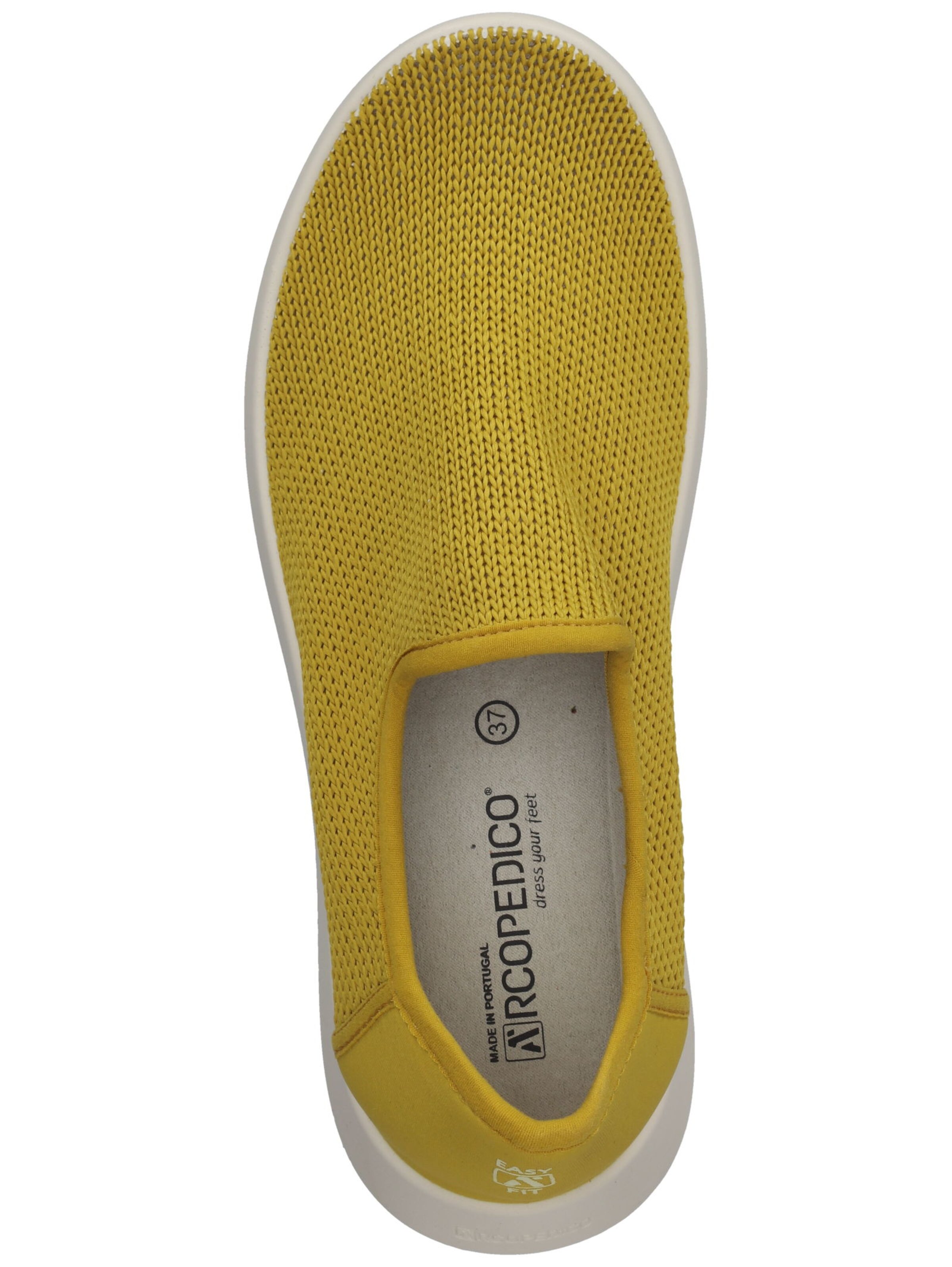 Slip on Arcopedico en jaune