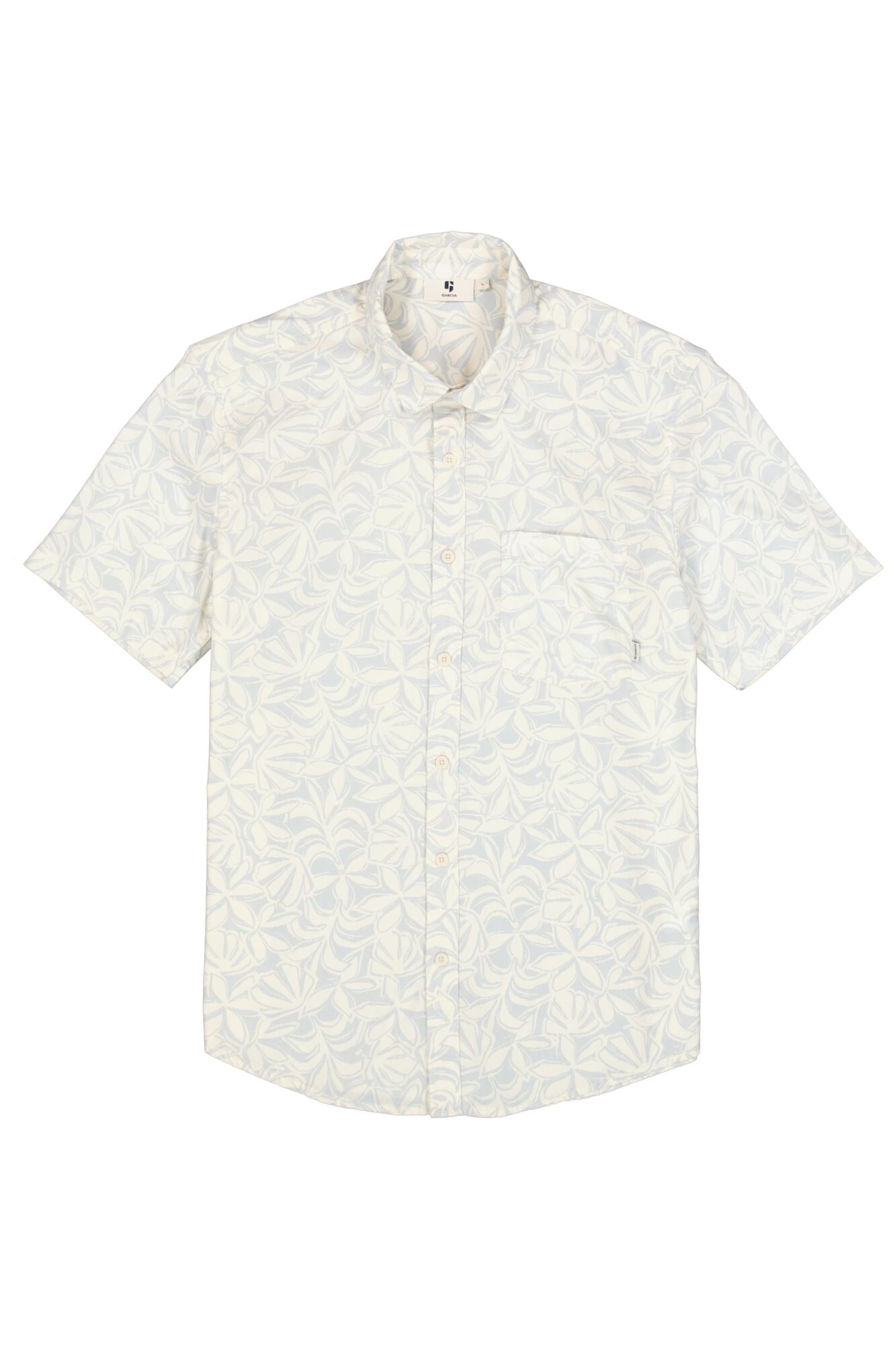 GARCIA Средняя посадка Рубашка в Белый: спереди