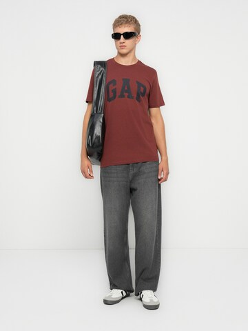 GAP Tričko 'EVERYDAY' – hnědá