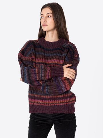 Pull-over 'NUZA' sessun en marron : devant