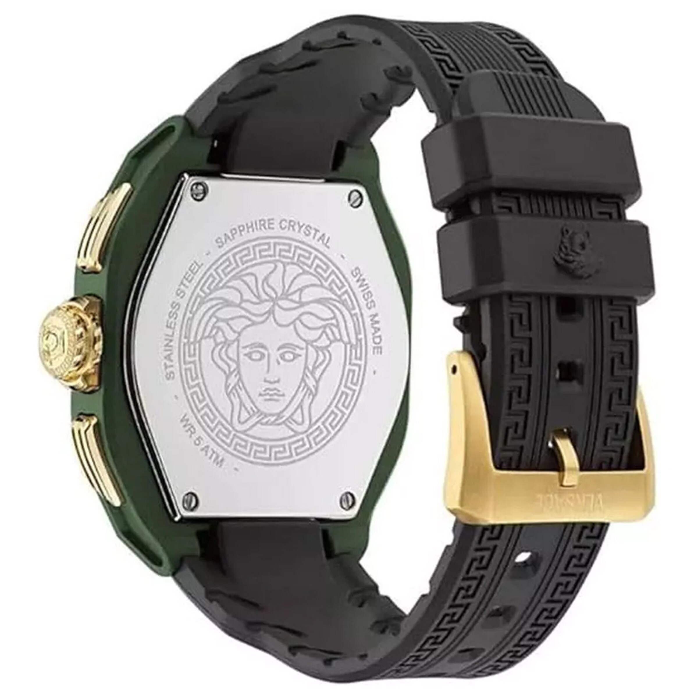 VERSACE Analoog horloge 'VE9L00625' in Groen