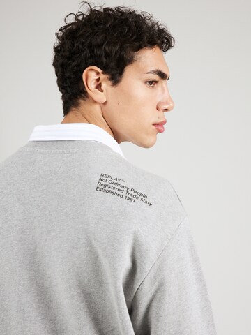 REPLAY Sweatshirt in Grey