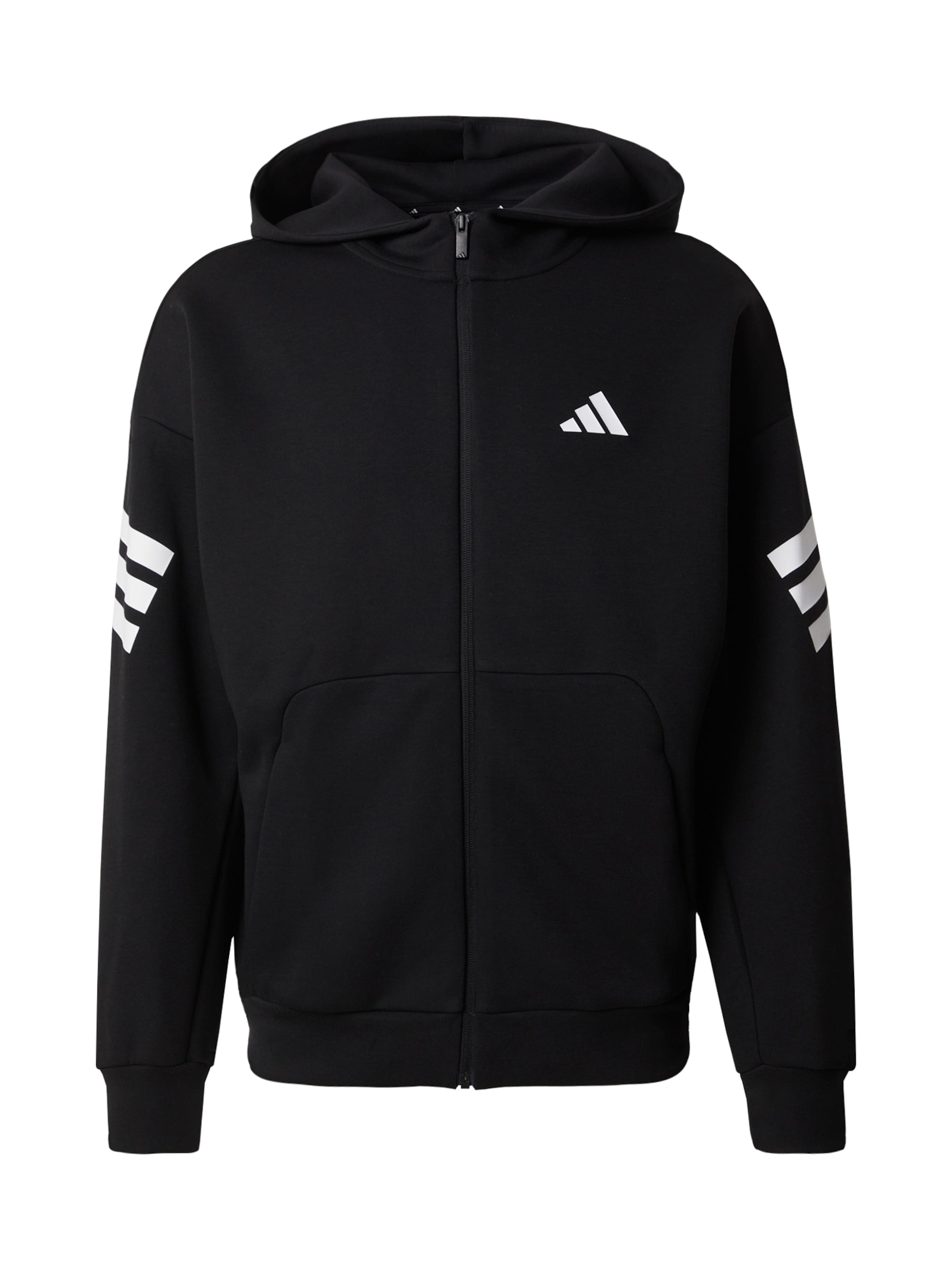 ADIDAS SPORTSWEAR Sportsweatvest 'FI' in Zwart: voorkant