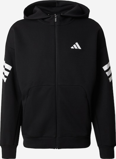 ADIDAS SPORTSWEAR Bluza rozpinana sportowa 'FI' w kolorze czarny / białym, Podgląd produktu