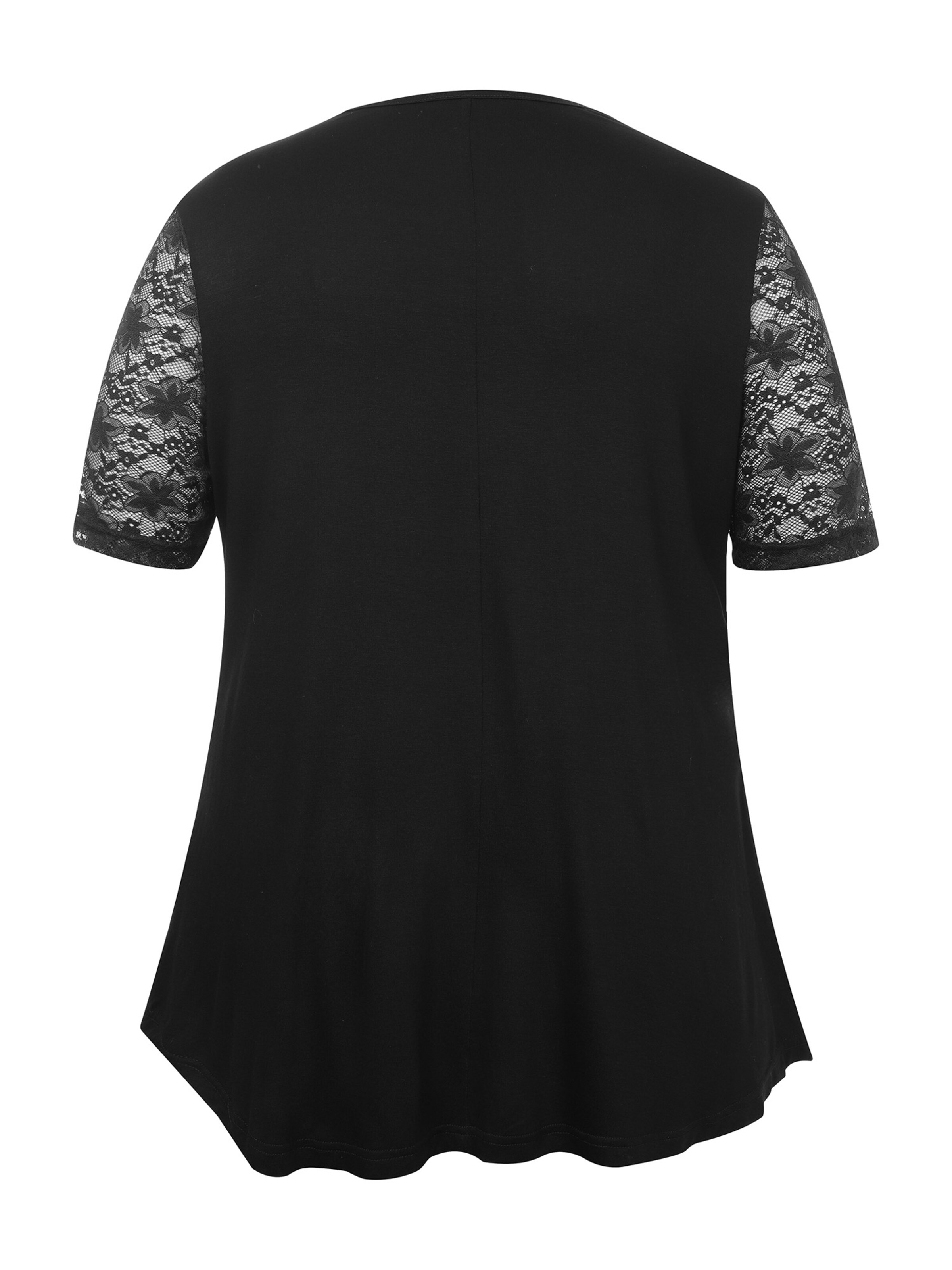 LapaPlus Top in Zwart