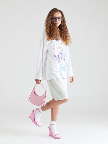 T-shirt Monki en blanc