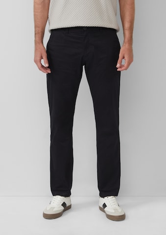 Regular Pantalon chino s.Oliver BLACK LABEL en noir : devant