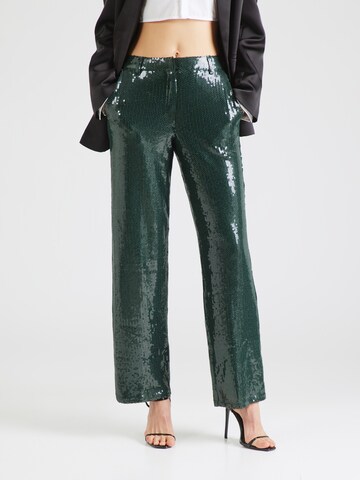 TOPSHOP Loosefit Byxa i grön: framsida