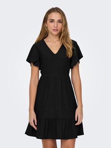 Robe 'Sandra' ONLY en noir : devant