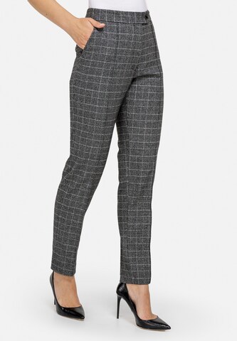 Coupe slim Pantalon HELMIDGE en gris : devant