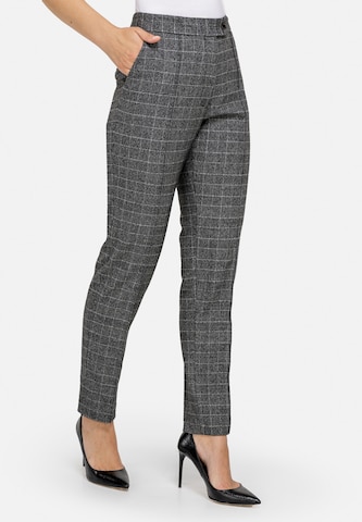 Coupe slim Pantalon HELMIDGE en gris : devant