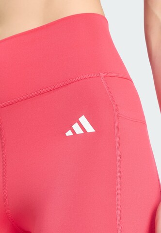 ADIDAS PERFORMANCE Skinny Sportbroek 'Optimé Essentials' in Roze