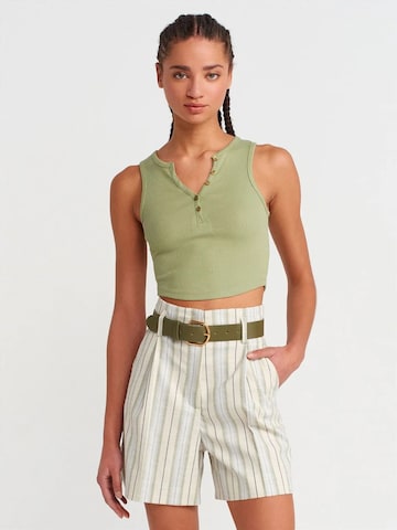Dilvin Blouse in Groen: voorkant