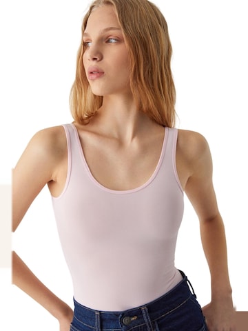 Grimelange Bodysuit in Pink: front