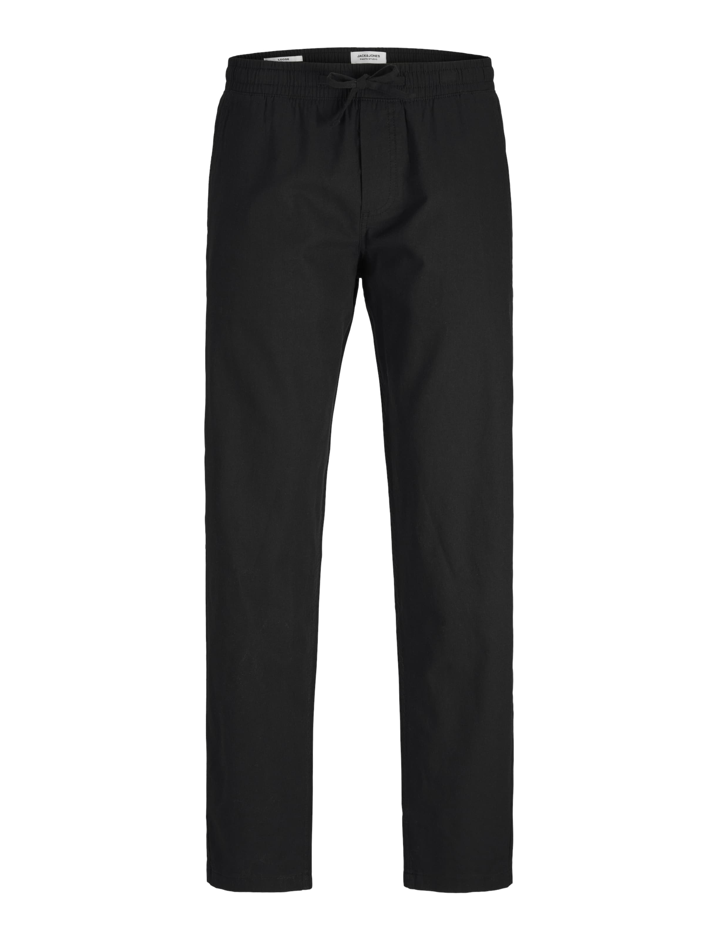 JACK & JONES Trousers 'JPSTKane JJSummer' in Black: front