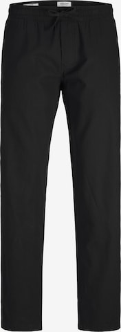 Pantaloni cutați 'Kane Summer' de la JACK & JONES pe negru: față